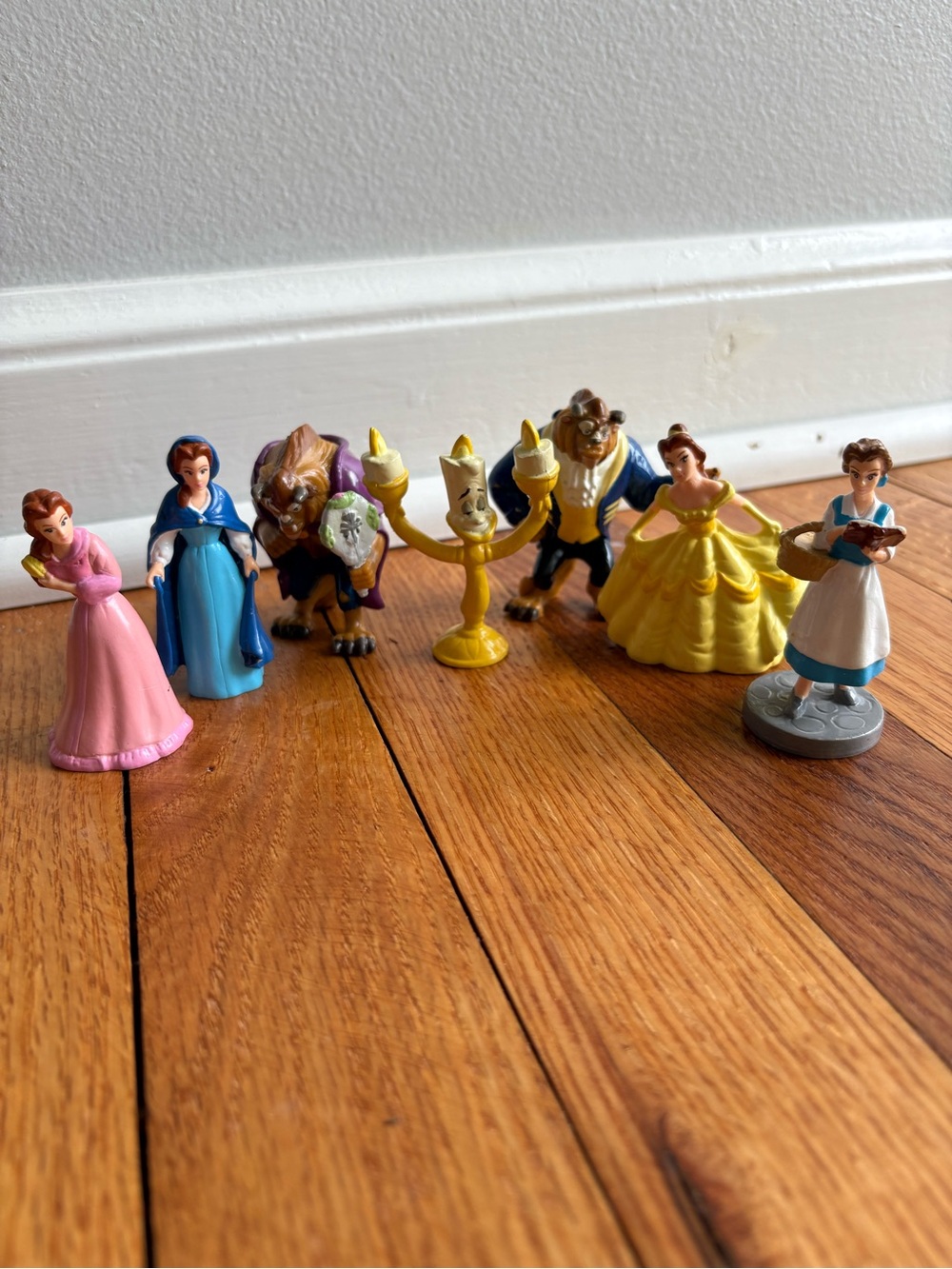 VINTAGE 90s Disney Beauty and the Beast Figurines